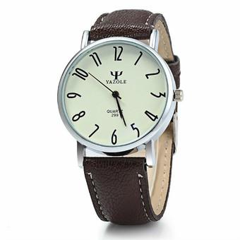 Yazole 299 Business Leather Band Quartz Watch (Intl)  
