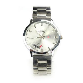 Yika Casual Stainless Steel Band Quartz Analog Wrist Watch (White) (Intl)  
