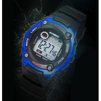 Yika Men Mens Analog Digital #S Waterproof Military wrist Watch (Gold) (Intl)  