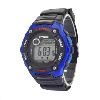 Yika Men Mens Analog Digital #S Waterproof Military wrist Watch (Blue) (Intl)  