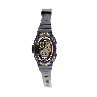 Yika Men's Casual Sport Waterproof Military Multifunctional LED Digital Wrist Watch (Gold) (Intl)  