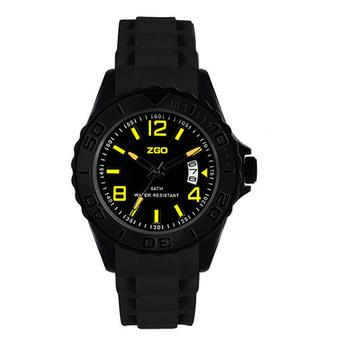 ZGO A534Z-X Sport Watch - Hitam-Kuning - Strap Rubber  