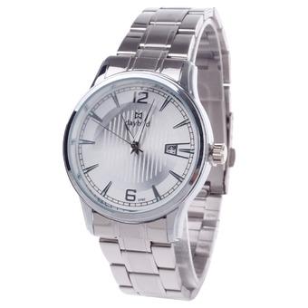ZUNCLE Fashion Big Dial Men's Quartz Watch w/ Simple Calendar 1 x LR626 (Silver)  
