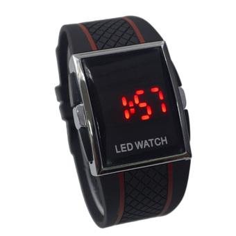 ZUNCLE Men's Fashionable Digital Wrist Watch with LED(Black)  
