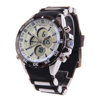 ZUNCLE Multi-Function Men's Sports Electronic + Quartz Wrist Watch(Black)  