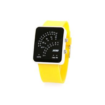 ZUNCLE SKMEI Couple Touch LED Fashion Watch (Yellow)  