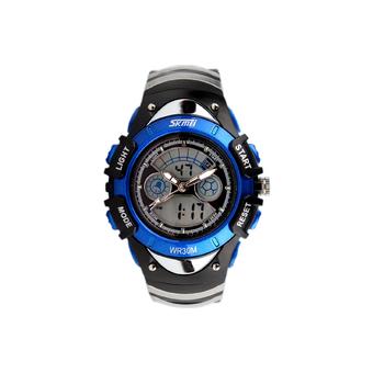 ZUNCLE SKMEI Quartz Digital Sports LED Waterproof Wristwatches (Blue)  