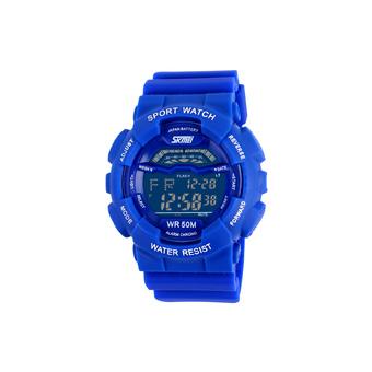 ZUNCLE SKMEI Women/Men Waterproof Outdoor Sports Calendar Watch (Blue)  