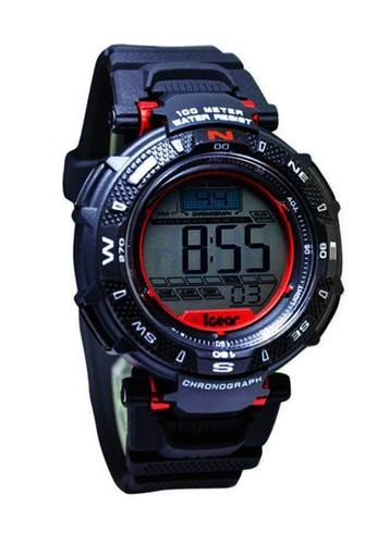 i31-1968 Red Sporty Digital Outdoor Watch