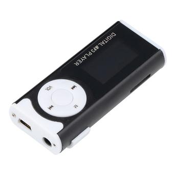 1.3?Ç¥ USB Clip LCD Screen MP3 Player 16GB Micro SD TF (Black)  