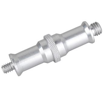 1/4 inch Male and 3/8 inch Male Threaded Screw Adapter Spigot Photo Background Stand (Silver) (Intl)  