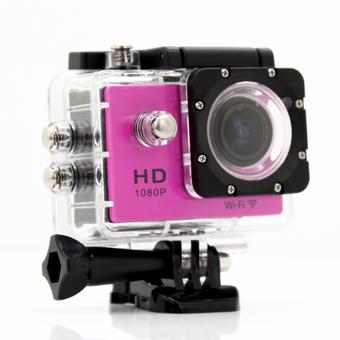 1080P HD 30M Remote Wifi Sports DV Waterproof Action Camera Cam DVR Camcorder (Pink) (Intl)  