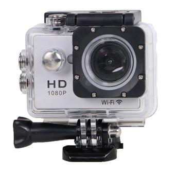 1080P WIFI 2.0 Screen Waterproof Action Camera for Sport (White) (Intl)  