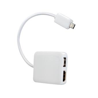 16cm MHL Cable with Card Reader (White)  