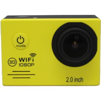 2 Inches sScreen HD Waterproof Sports Action Camera WIFI Wireless Connection Yellow (Intl)  