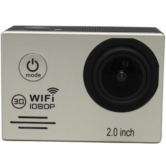 2 Inches sScreen HD Waterproof Sports Action Camera WIFI Wireless Connection Silver (Intl)  
