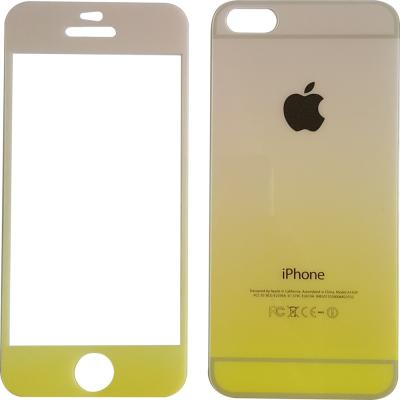 3T Rainbow Yellow Tempered Glass Screen Protector for iPhone 5 or 5s