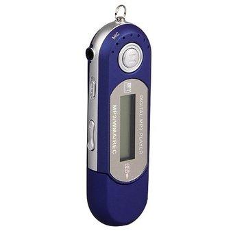 4GB USB LCD MP3 Player w/ FM Radio Voice Recorder (Blue) (Intl)  