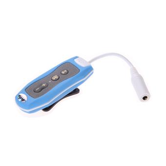 4GB Waterproof MP3 Player Swimming Diving Underwater FM Radio Earphone (Blue)  