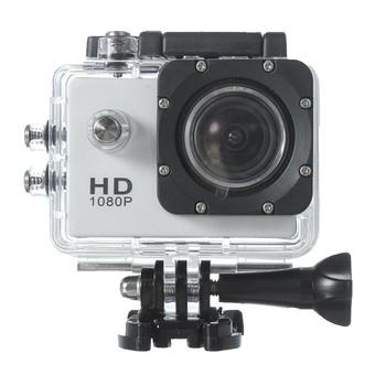 720P 20FPS Action Cameras With Waterproof Case motorcycle Sport DV Camcorder - White Color (Intl)  