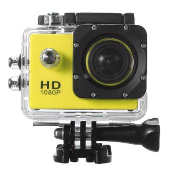 720P 20FPS Action Cameras With Waterproof Case motorcycle Sport DV Camcorder - Yellow Color (Intl)  