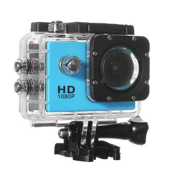720P 20FPS Action Cameras With Waterproof Case motorcycle Sport DV Camcorder - Blue Color (Intl)  