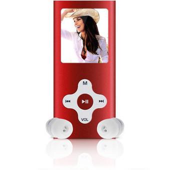8GB Slim Digital MP3 MP4 Player 1.8" LCD Screen FM Radio Video Games Movie New(Red) (Intl)  
