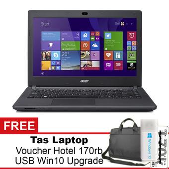 ACER College Laptop ASPIRE ES1-411-C666 Windows 8 Original + Gratis Tas Laptop + Voucher Hotel 170rb + USB Self Upgrade Windows 10  