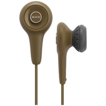 AKG Y10 Lightweight in-Ear Headphones - Stereo Ear Buds - Coklat  