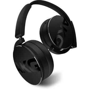 AKG Y50 Black On-Ear Headphone with In-Line One-Button Universal Remote/Microphone - Hitam  