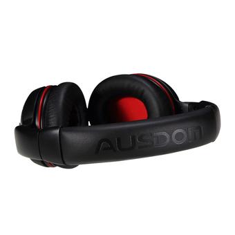 AUSDOM M04s Bluetooth 4.0 Stereo Wired / Wireless Stereo Headphones (Black + Red) (Intl)  