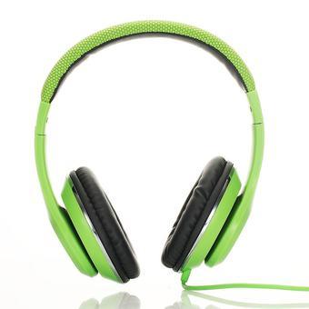 AUSDOM Stereo Mic Earphone for PC/Phone (Green) (Intl)  