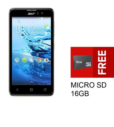 Acer Liquid Z520 Plus - 16GB - Hitam + Gratis Micro SD 16GB