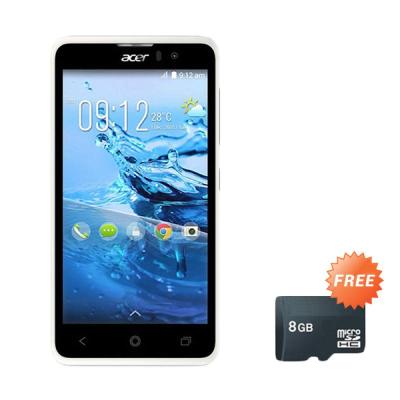 Acer Liquid Z520 White Smartphone [RAM 1 GB/8 GB/Garansi Resmi] + Micro SD [8 GB]