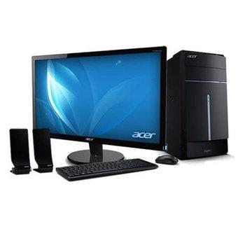 Acer PC AMTC605 - 2GB RAM - Intel G3250 + LED Acer 15,6" - Hitam  