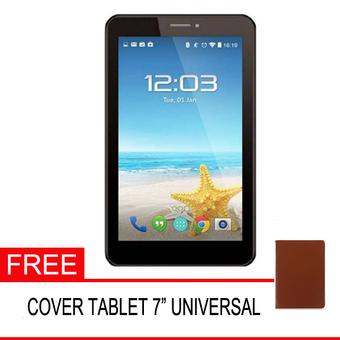 Advan Vandroid E1C Pro Tablet - 1GB - Hitam + Gratis Cover Tablet Universal  
