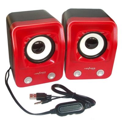 Advance Duo-060 Speaker USB - Merah