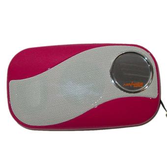 Advance V8 MP3 Player Portable Speaker - Merah Muda  