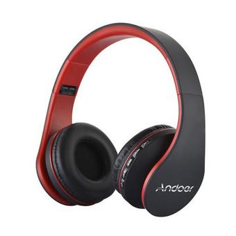 Andoer LH-811 Stereo Bluetooth 3.0 + EDR Headphones Wireless Headset With Micphone Red (Intl)  