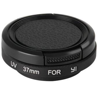 Ansee 37mm Glass UV Filter Lens + Lens Cap with Adapter Accessory for Yi Action Camera  