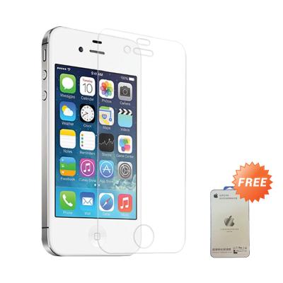 Apple iPhone 4S White Smartphone [16 GB] Refurbish + Tempered Glass