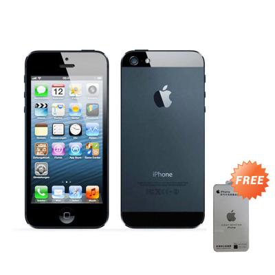 Apple iPhone 5 Hitam Smartphone [32 GB]+ Tempered Glass Dedicated for iPhone 5
