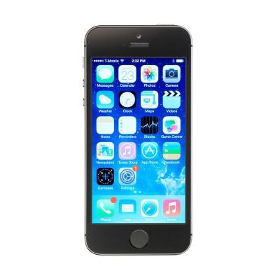 Apple iPhone 5S 16 GB Gray Smartphone {factory centified refurbish} + Gratis Tempered Glass