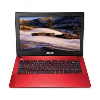 Asus A455LF - WX041D - 14" - Intel - 4GB DDR3 - HDD 500GB - Merah  