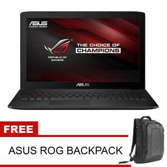 Asus G551VW-FI157T - 15.6" QFHD - Intel i7-6700HQ - 8GB - Hitam + Gratis Backpack  