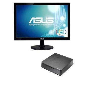 Asus - Mini PC VivoPC - 18.5" - VC62B-B017M - 4 GB - Hitam  