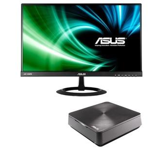 Asus Mini PC VivoPC VM62-G174M - 4GB - Intel Core i3 - LED Monitor 21.5” - Hitam  