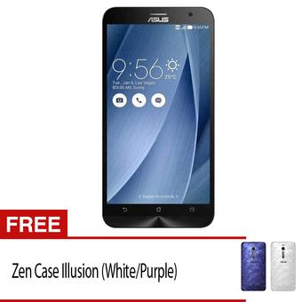 Asus Zenfone 2 ZE551ML - 4GB - Silver + Gratis Zen Case Illusion  