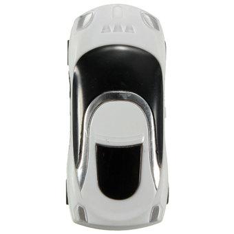Audew Mini Car Shape MP3 Music Player With Bundle USB and Earphone Hole White(INTL)  
