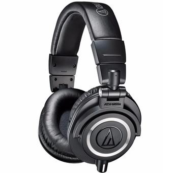 Audio-Technica ATH-M50X/BK Professional Studio Monitor Headphones ATHM50X Black  